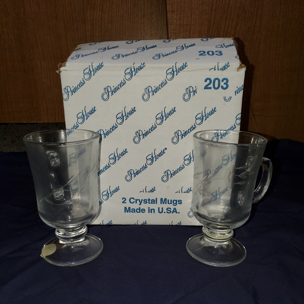 Crystal mugs